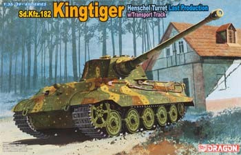 Sd.Kfz.182 Kingtiger Henschel Turret Last Production w/Transport Track