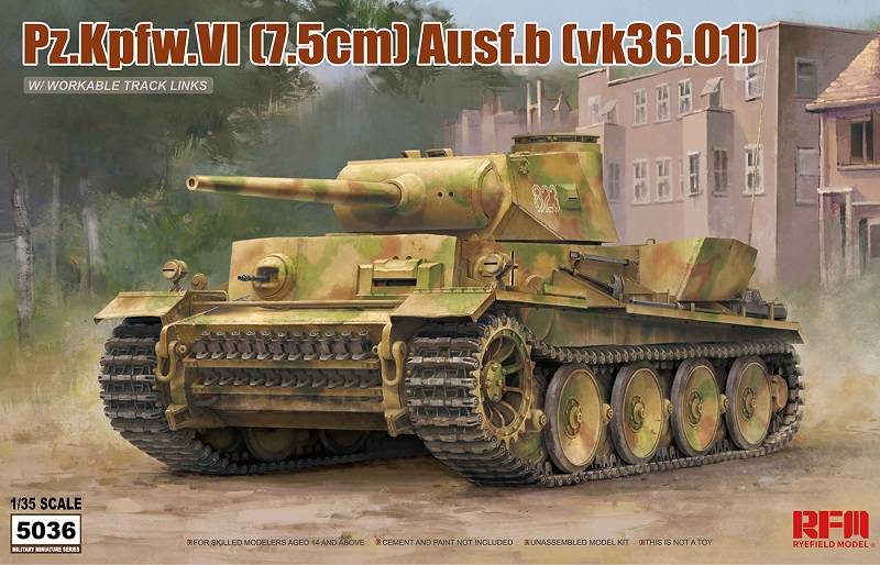 Pz.Kpfw.VI (7,5cm) Ausf.B (VK36.01) w/ workable track links