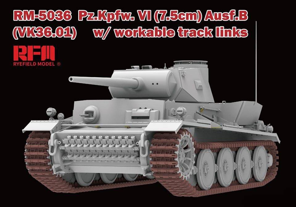 Pz.Kpfw.VI (7,5cm) Ausf.B (VK36.01) w/ workable track links – Image 2