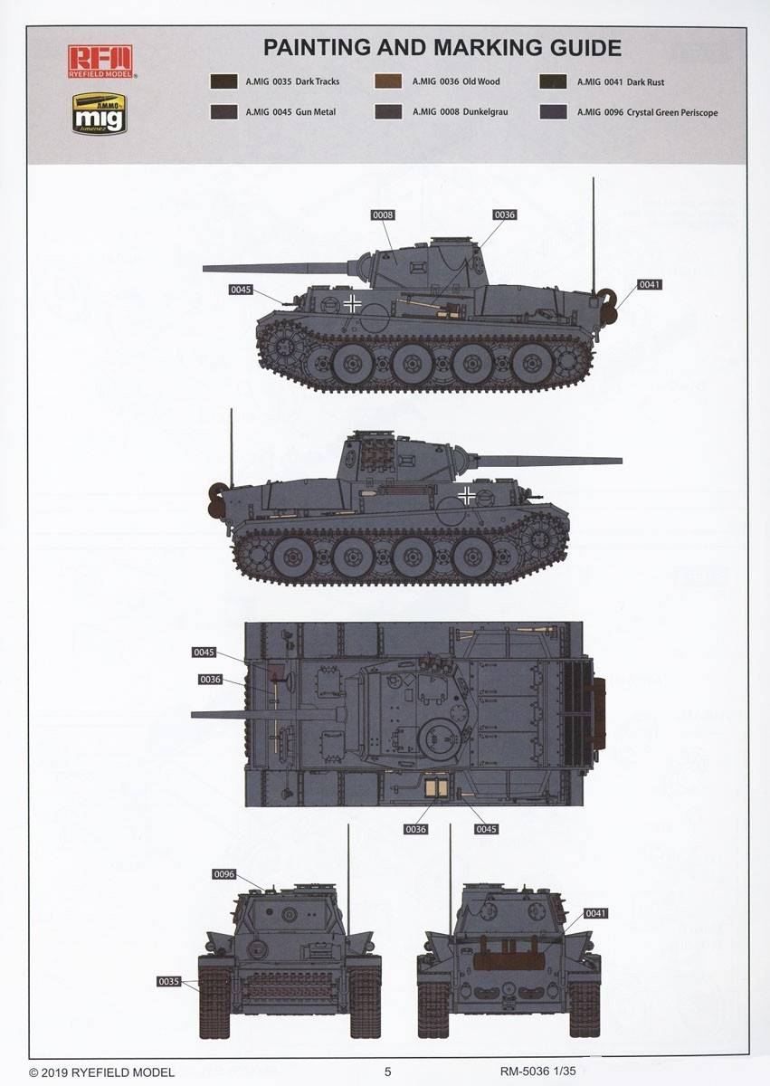 Pz.Kpfw.VI (7,5cm) Ausf.B (VK36.01) w/ workable track links – Image 15