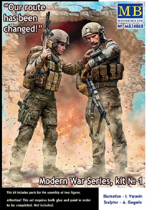 Our route has been changed ! Modern War Series kit No.1