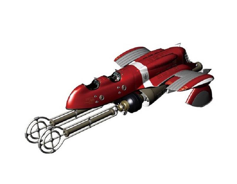Last Exile Tatiana's Vanship & Fam's Vespa – Image 3