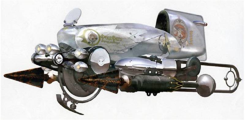 Last Exile Tatiana's Vanship & Fam's Vespa – Image 4