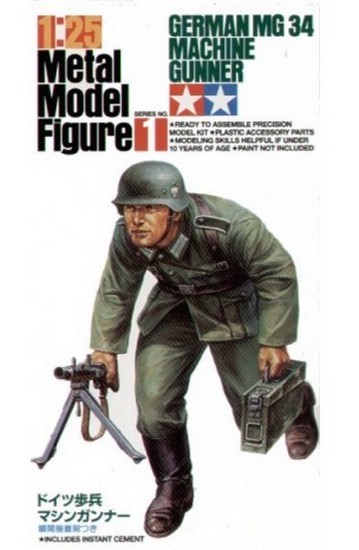 German MG34 Machine Gunner