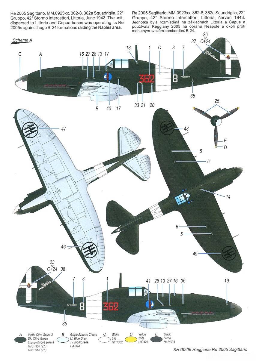 Reggiane Re.2005 Sagittario `Ultimate Italian WWII Fighter` – Image 10