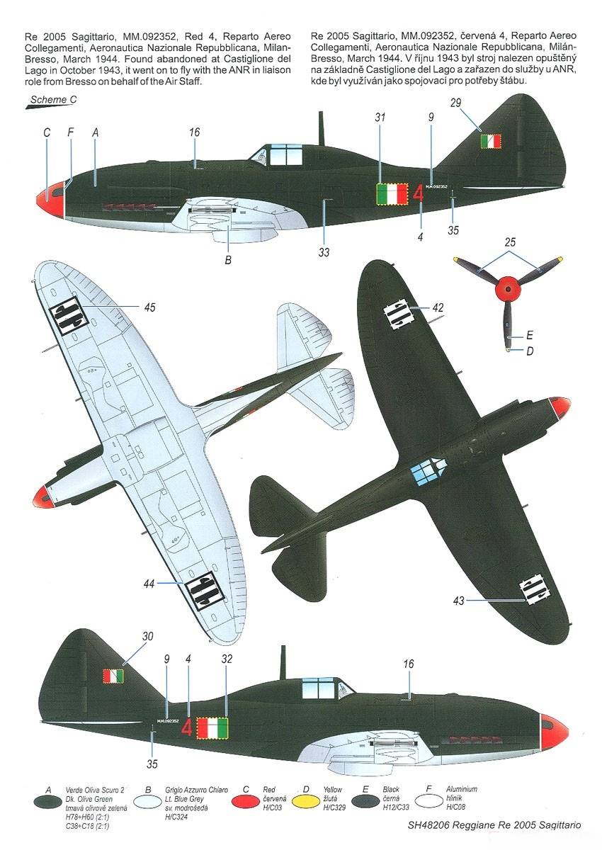 Reggiane Re.2005 Sagittario `Ultimate Italian WWII Fighter` – Image 12