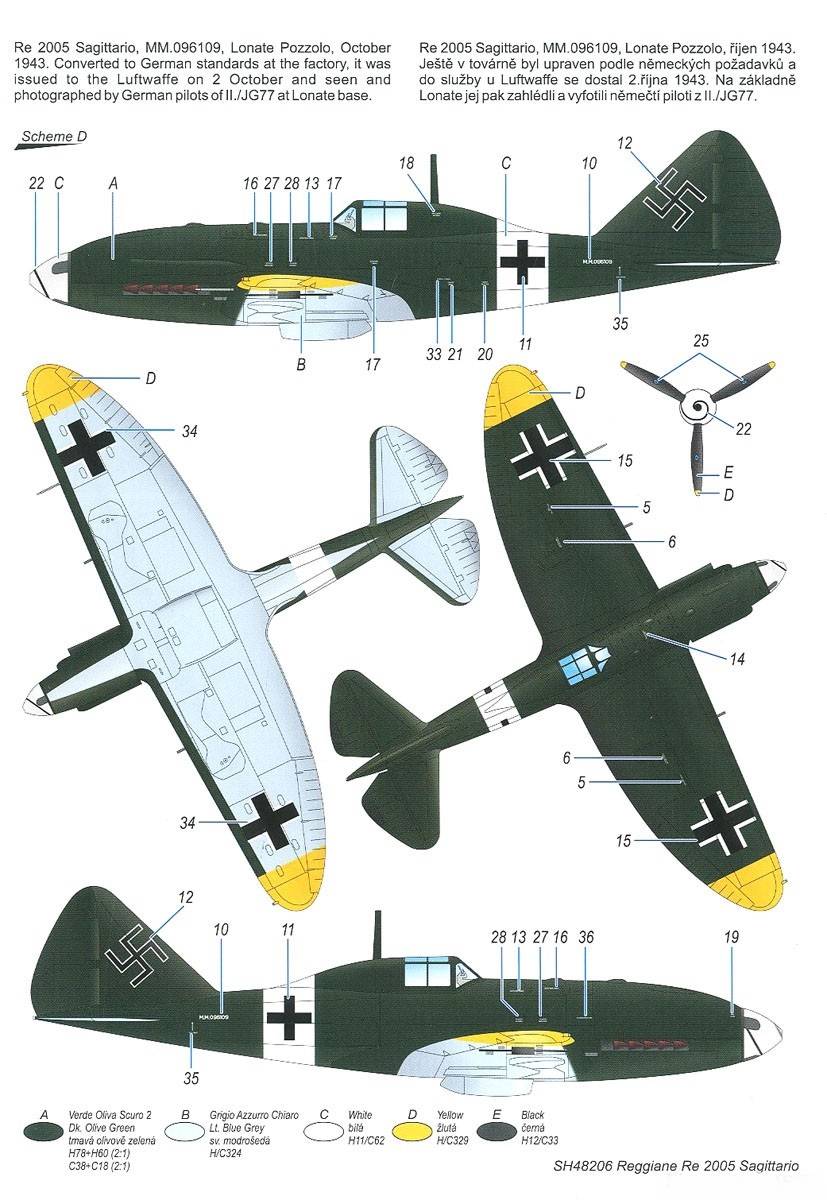 Reggiane Re.2005 Sagittario `Ultimate Italian WWII Fighter` – Image 13
