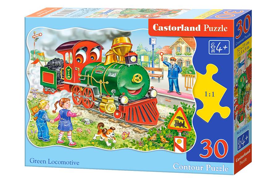 GREEN LOCOMOTIVE