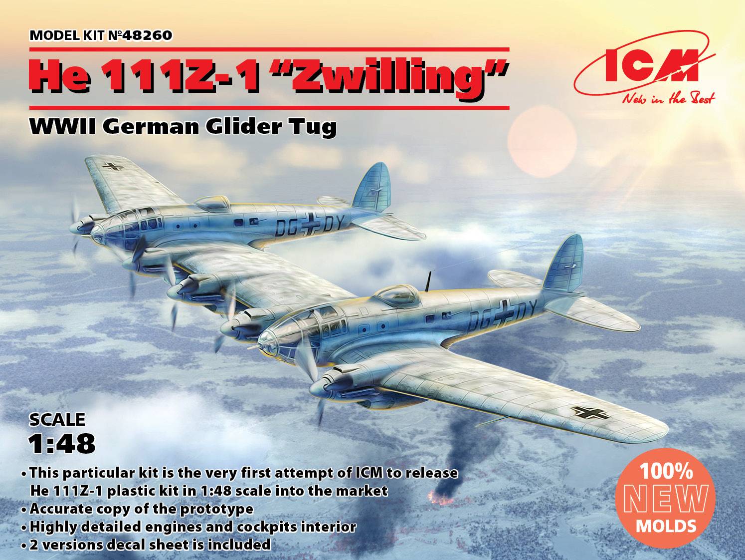 He 111Z-1 “Zwilling” WWII German Glider Tug