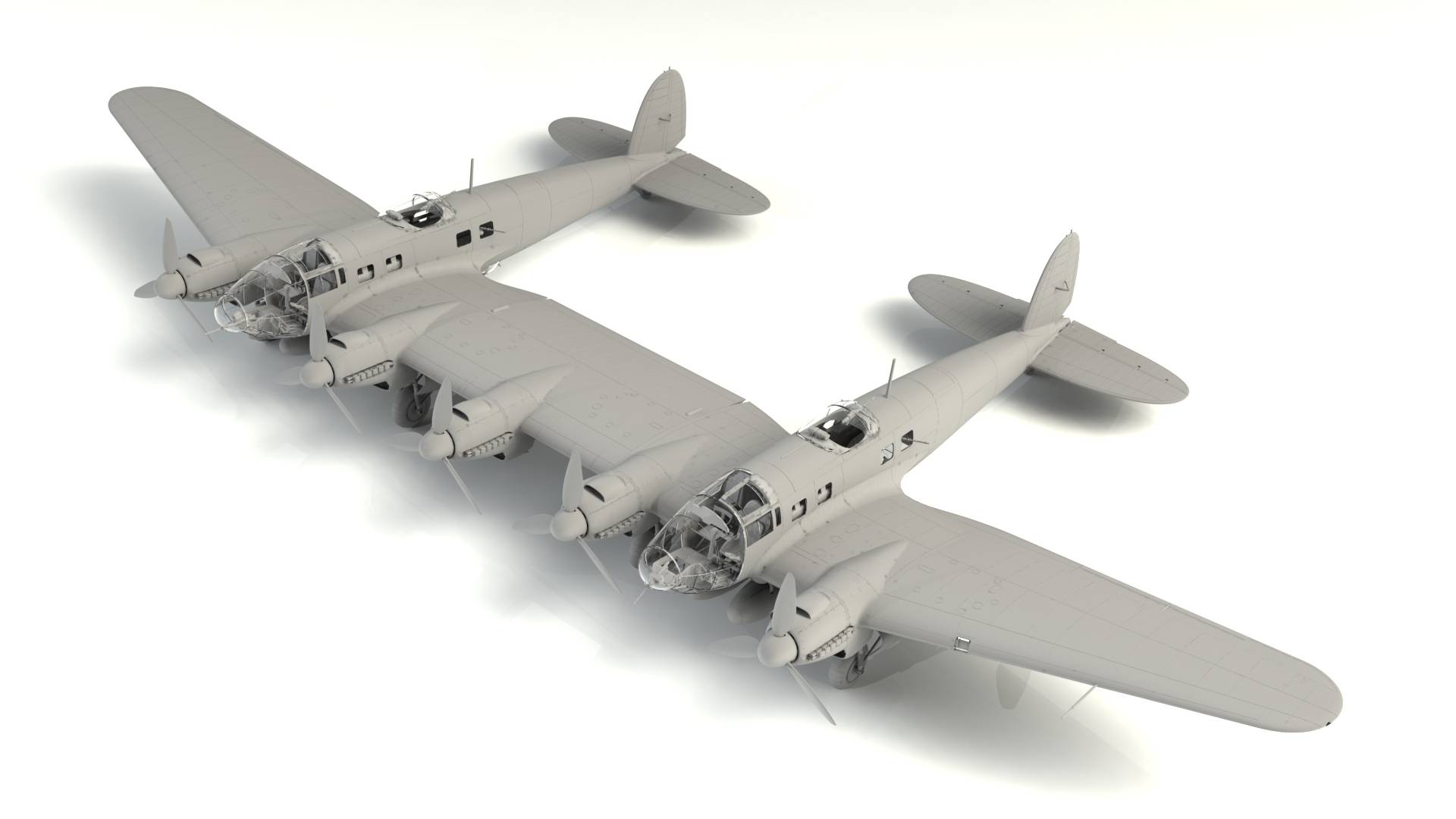 He 111Z-1 “Zwilling” WWII German Glider Tug – Image 2