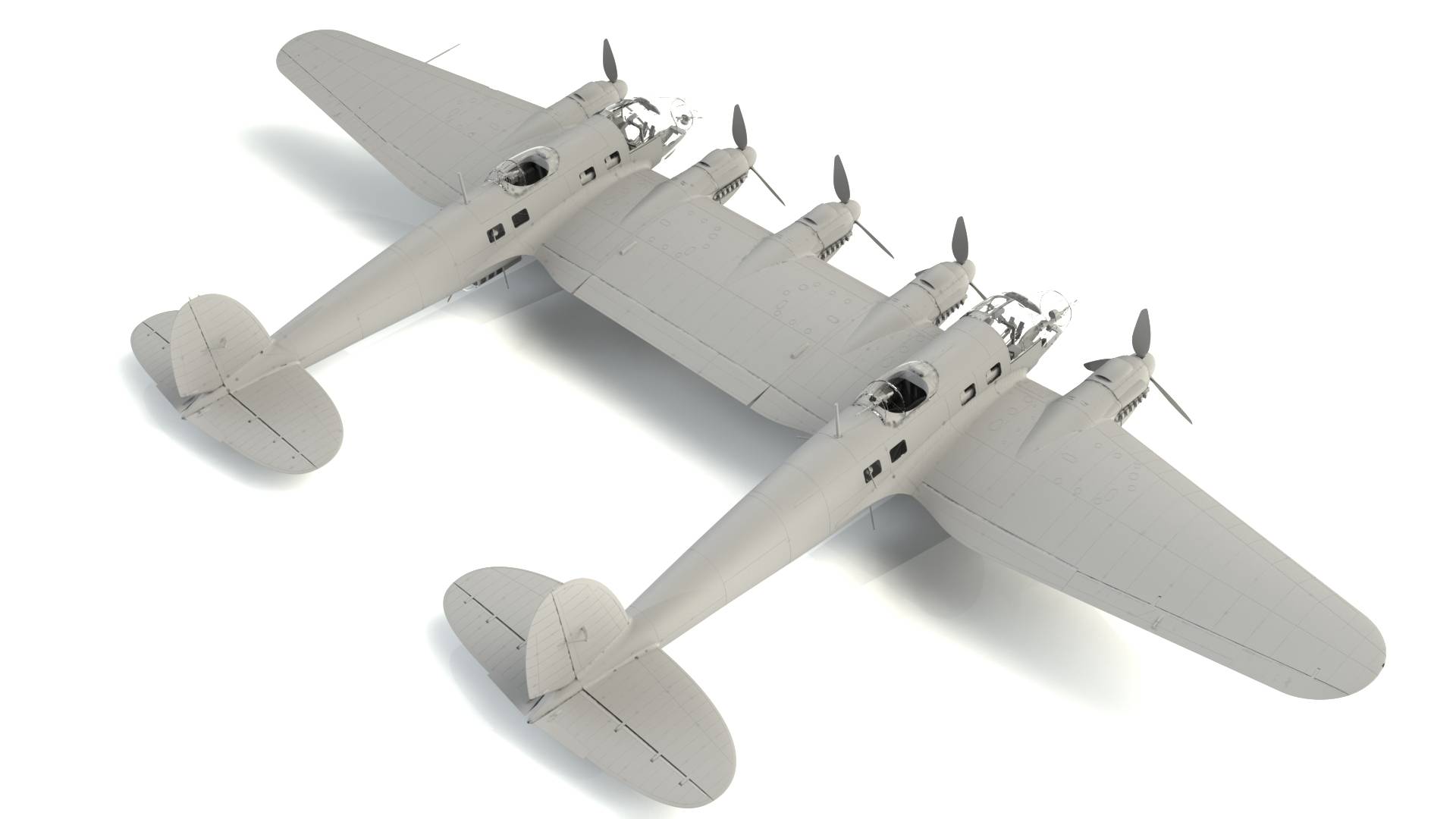 He 111Z-1 “Zwilling” WWII German Glider Tug – Image 3
