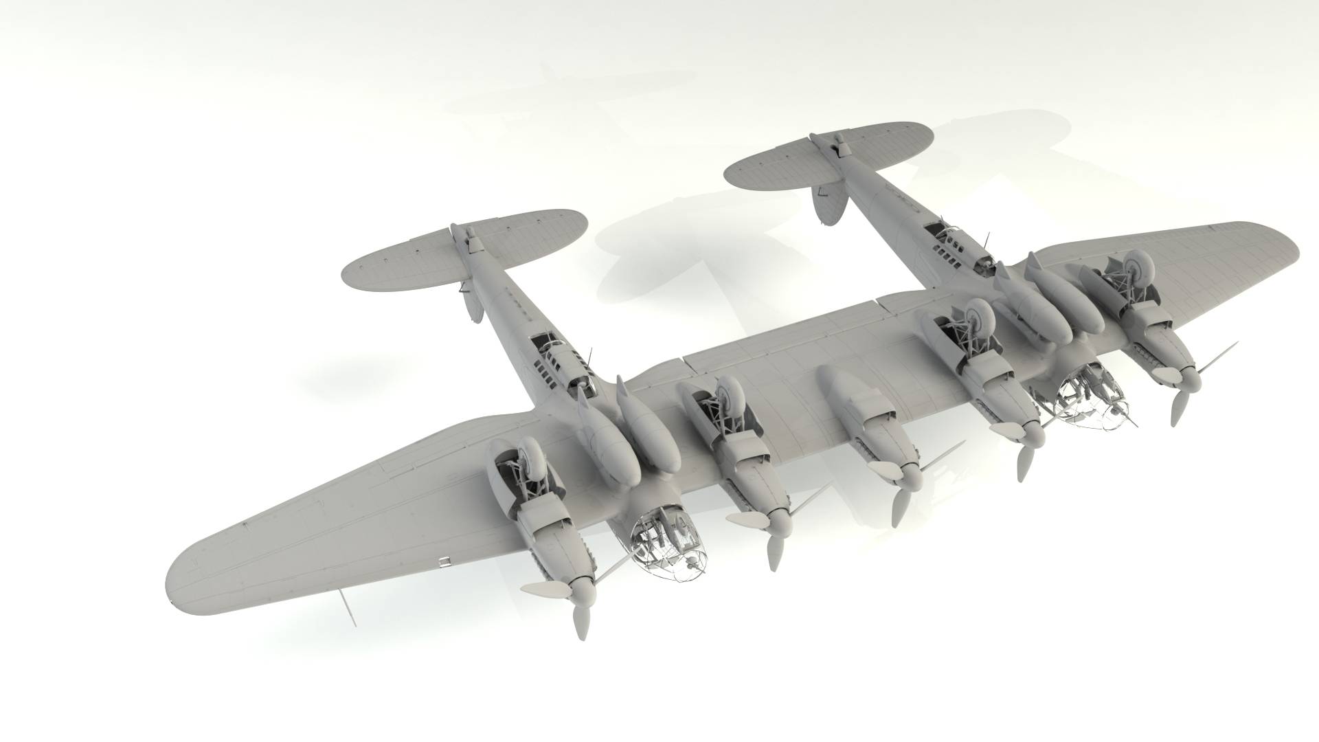 He 111Z-1 “Zwilling” WWII German Glider Tug – Image 4