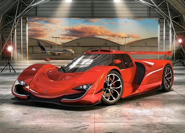 CONCEPT CAR IN HANGAR – Image 2