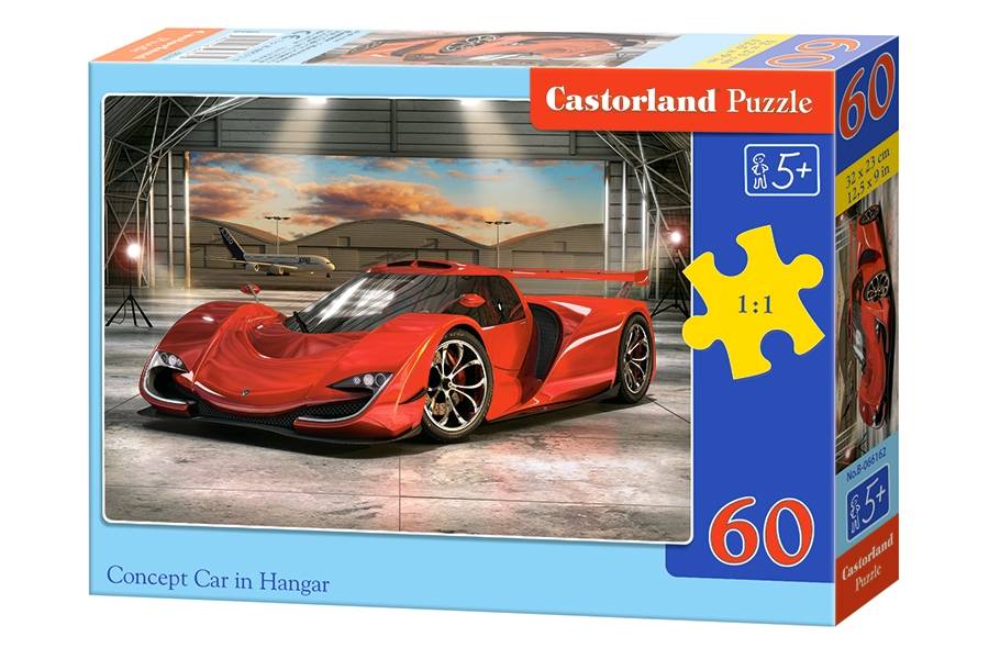 CONCEPT CAR IN HANGAR