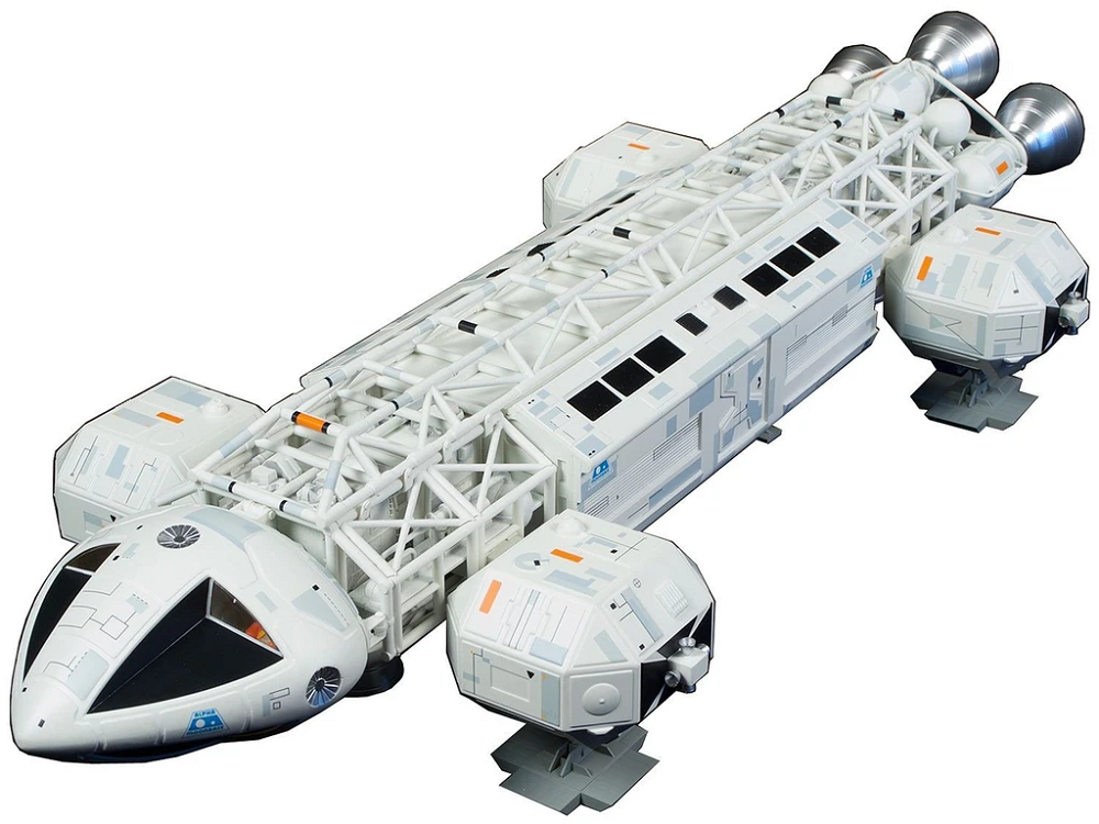 Space 1999 EAGLE II Monté et peint échelle 1/48