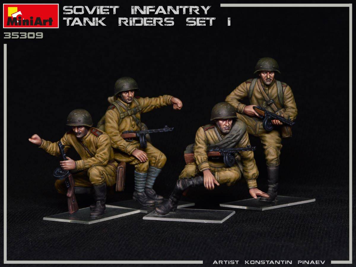SOVIET INFANTRY TANK RIDERS SET 1 – Image 2