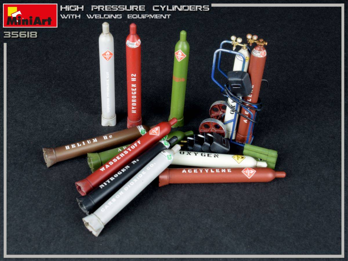 HIGH PRESSURE CYLINDERS w/WELDING EQUIPMENT – Image 4