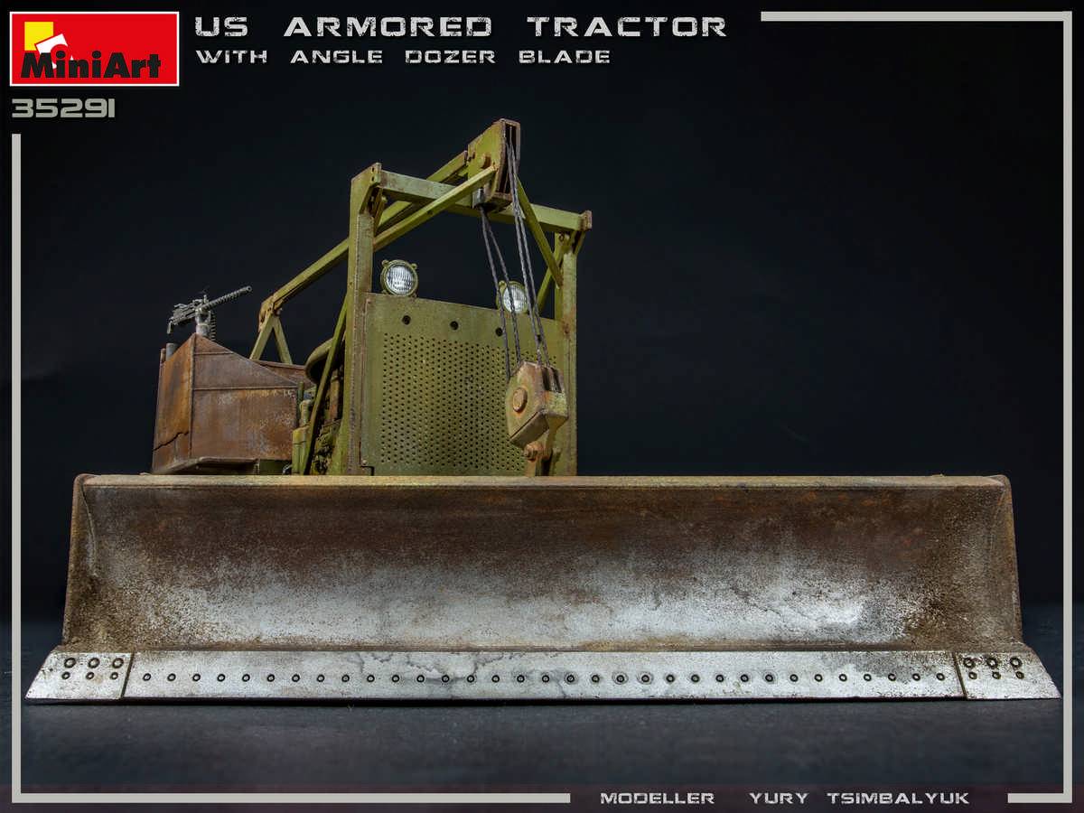 U.S. ARMORED TRACTOR WITH ANGLE DOZER BLADE – Image 2