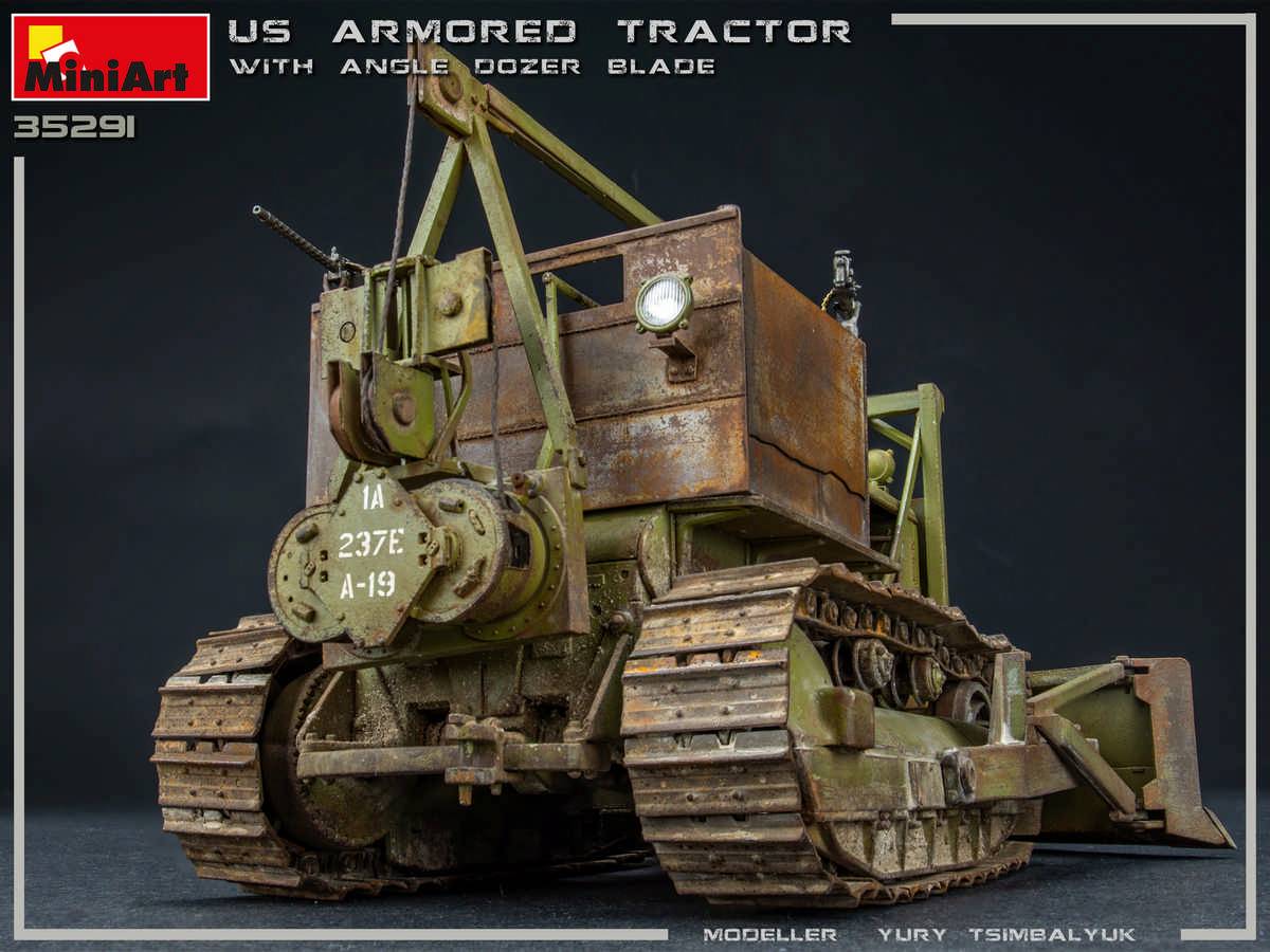 U.S. ARMORED TRACTOR WITH ANGLE DOZER BLADE – Image 3