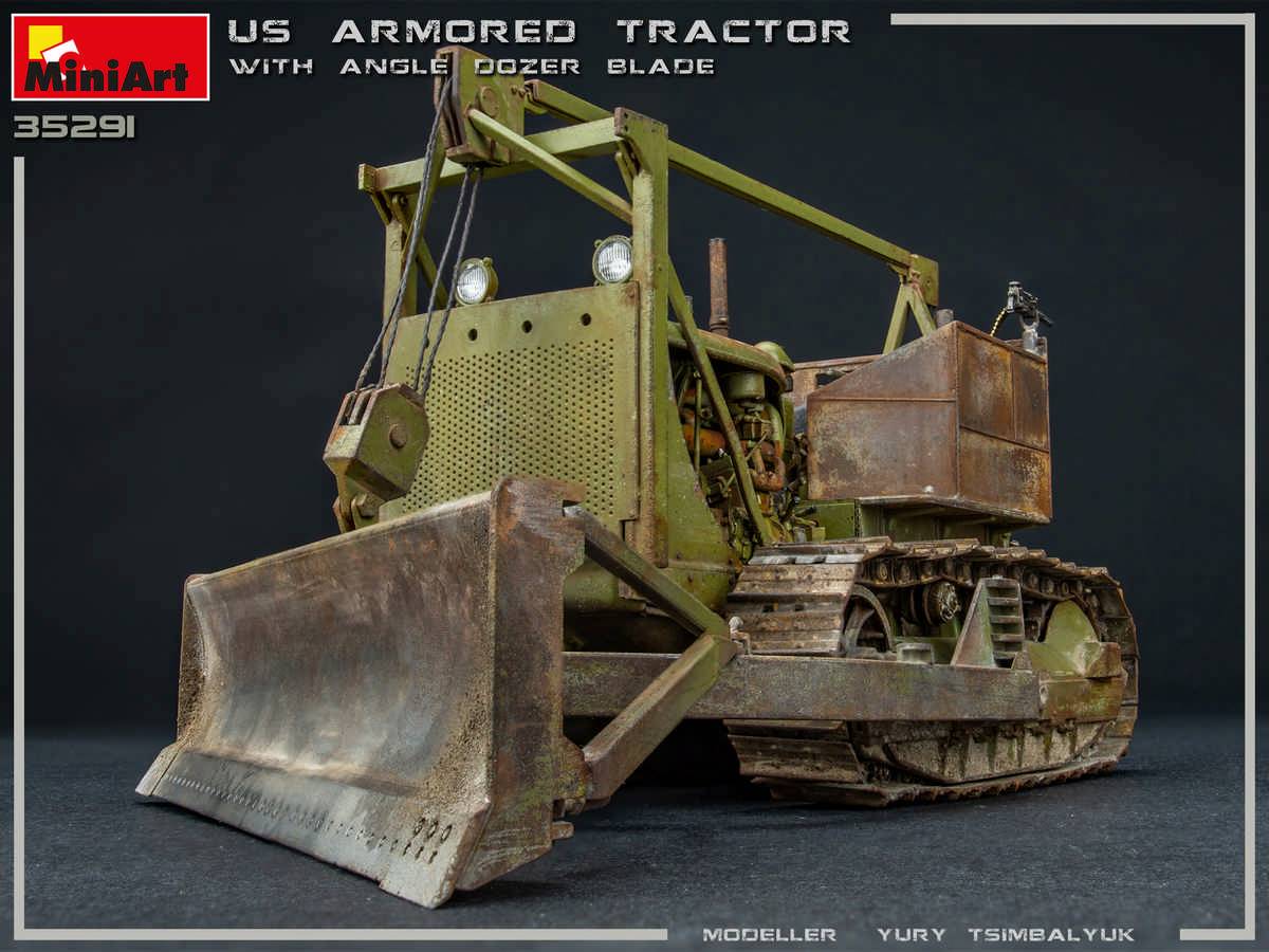 U.S. ARMORED TRACTOR WITH ANGLE DOZER BLADE – Image 4
