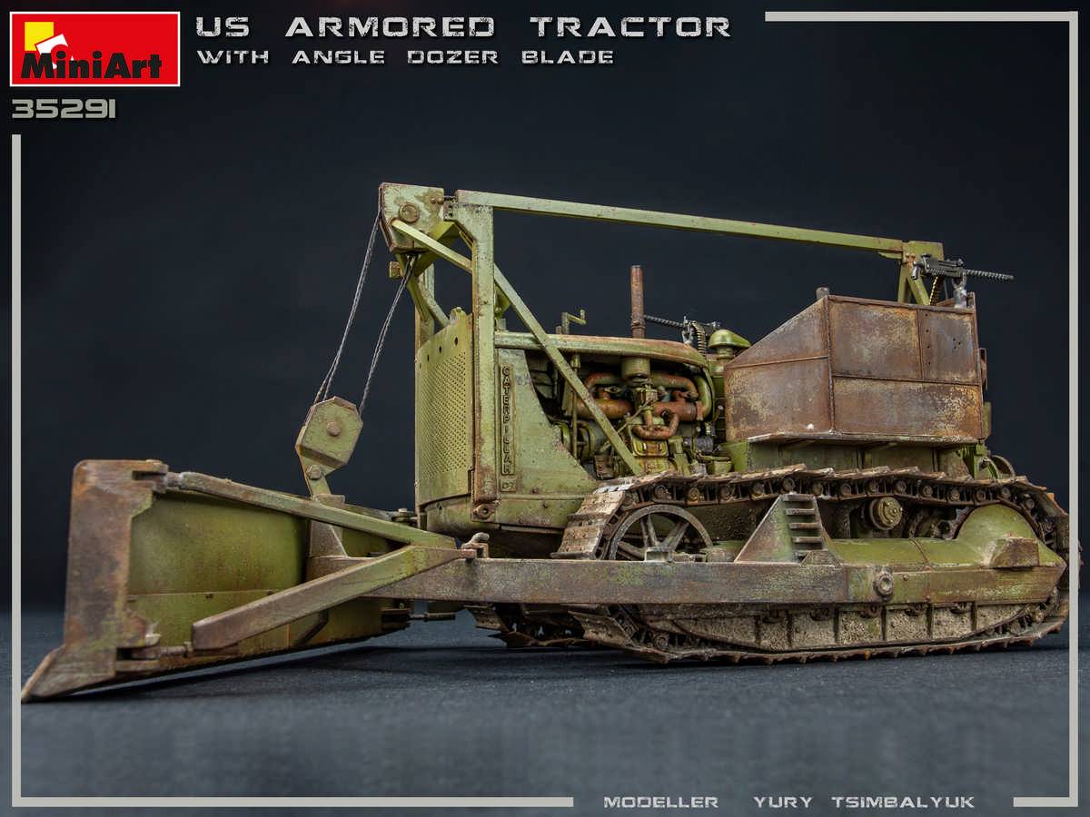 U.S. ARMORED TRACTOR WITH ANGLE DOZER BLADE – Image 5