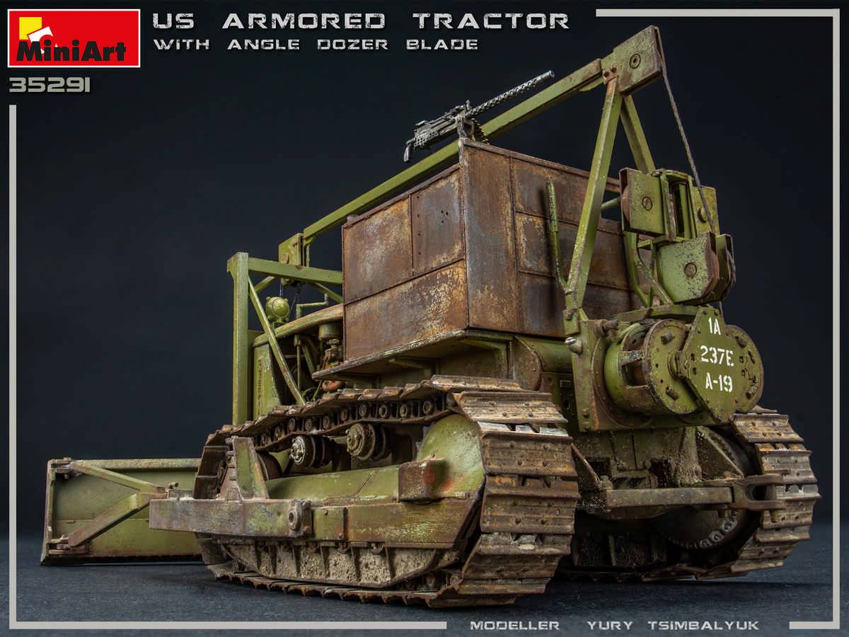 U.S. ARMORED TRACTOR WITH ANGLE DOZER BLADE – Image 6