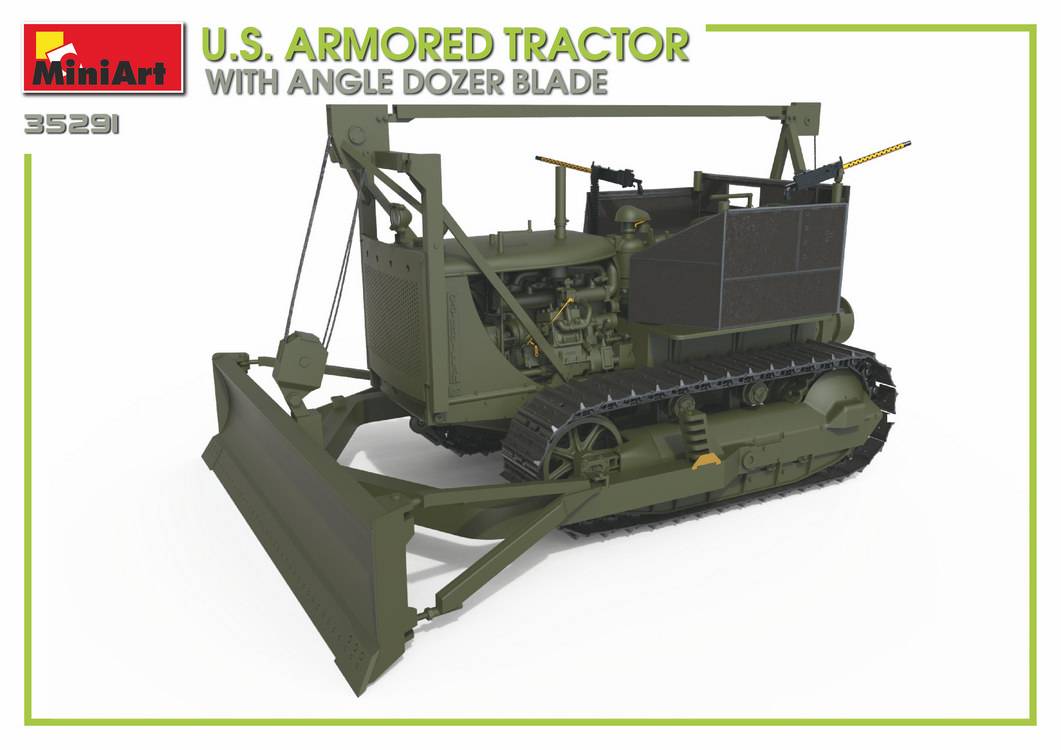 U.S. ARMORED TRACTOR WITH ANGLE DOZER BLADE – Image 8