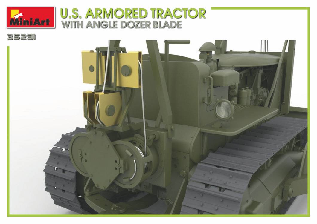 U.S. ARMORED TRACTOR WITH ANGLE DOZER BLADE – Image 11