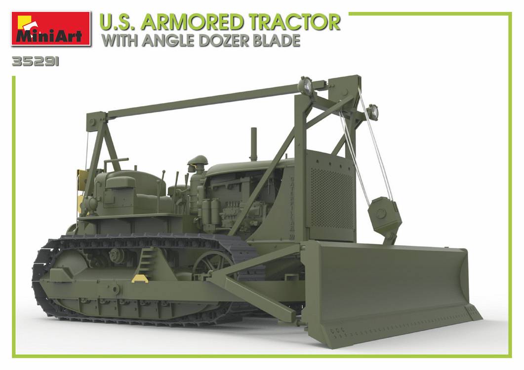 U.S. ARMORED TRACTOR WITH ANGLE DOZER BLADE – Image 15