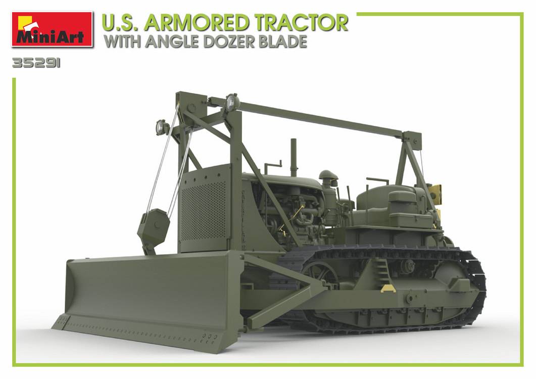 U.S. ARMORED TRACTOR WITH ANGLE DOZER BLADE – Image 16