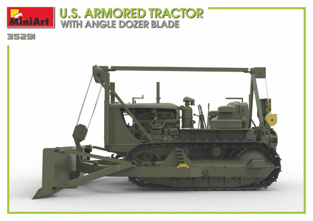 U.S. ARMORED TRACTOR WITH ANGLE DOZER BLADE – Image 17