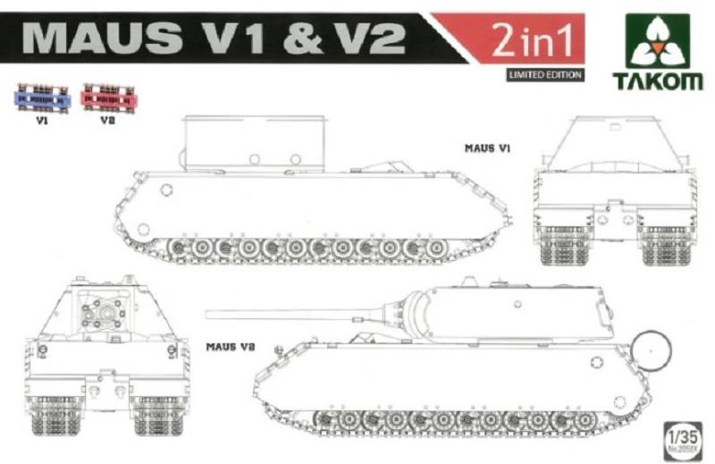 Maus V1 & V2 2 in 1 (Limited Edition)