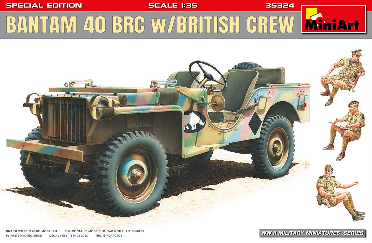 BANTAM 40 BRC w/BRITISH CREW. SPECIAL EDITION