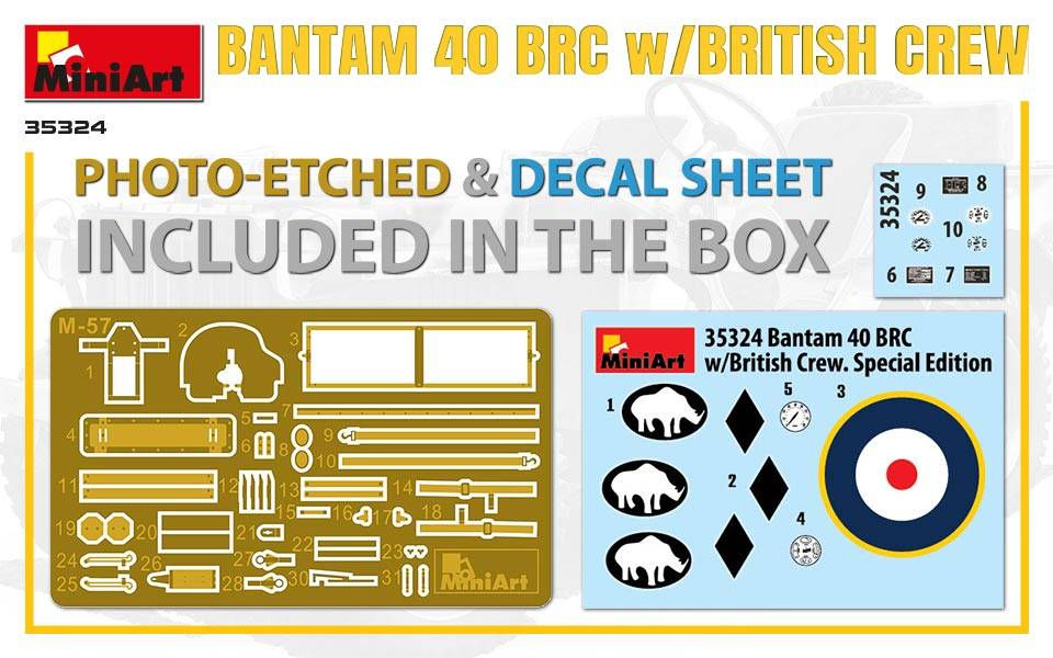 BANTAM 40 BRC w/BRITISH CREW. SPECIAL EDITION – Image 5