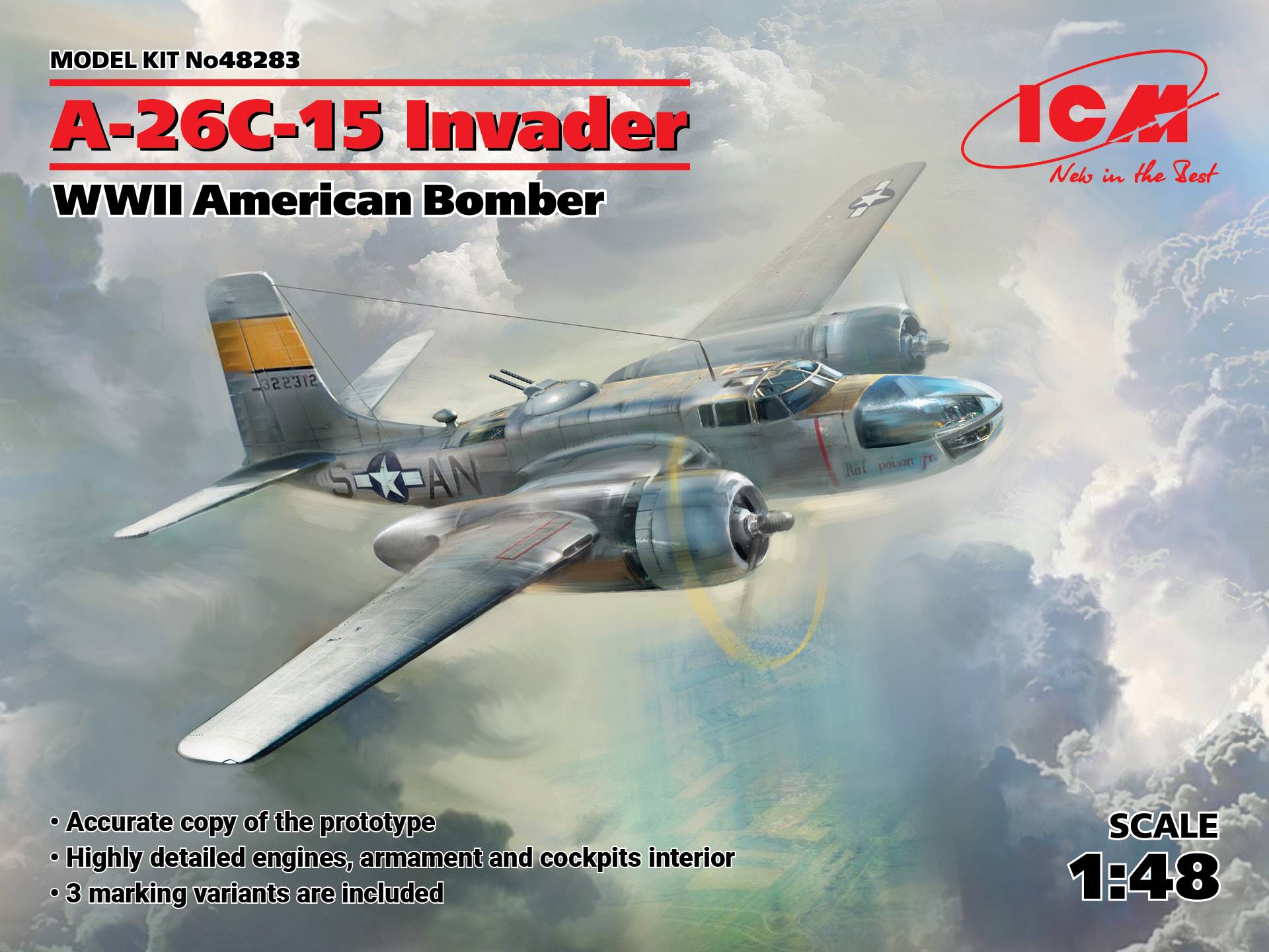 A-26С-15 Invader WWII American Bomber