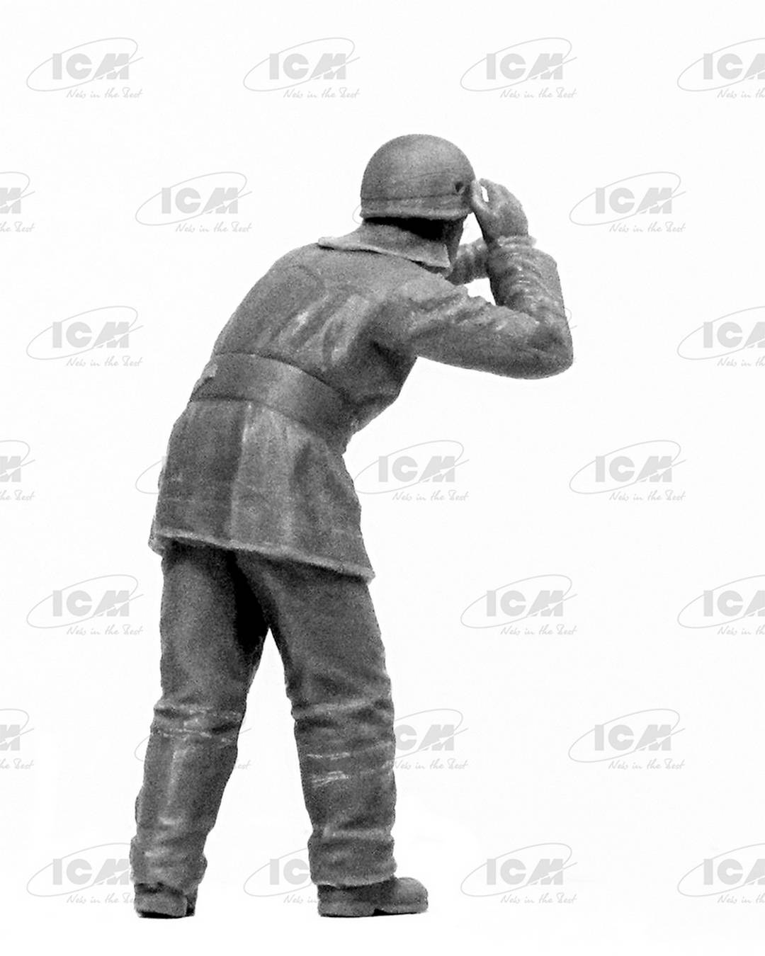 Chernobyl 2. Fire Fighters (AC-40-137A firetruck 4 figures diorama base with background) – Image 9