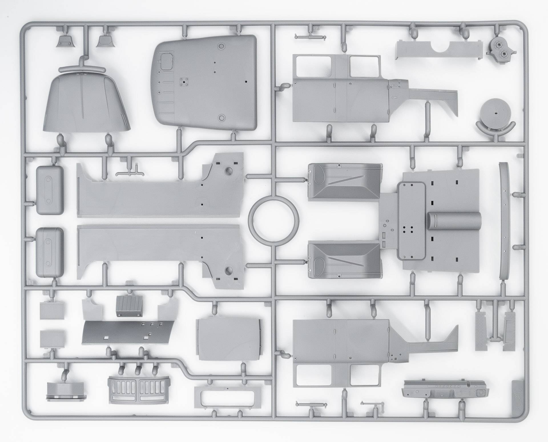 Chernobyl 2. Fire Fighters (AC-40-137A firetruck 4 figures diorama base with background) – Image 13