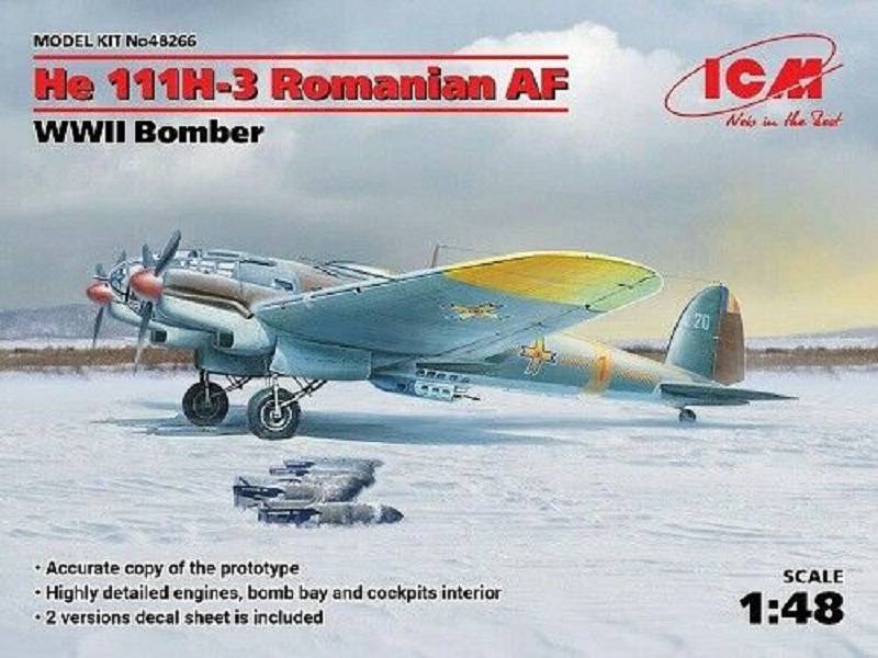 He 111H-3 Romanian AF WWII Bomber
