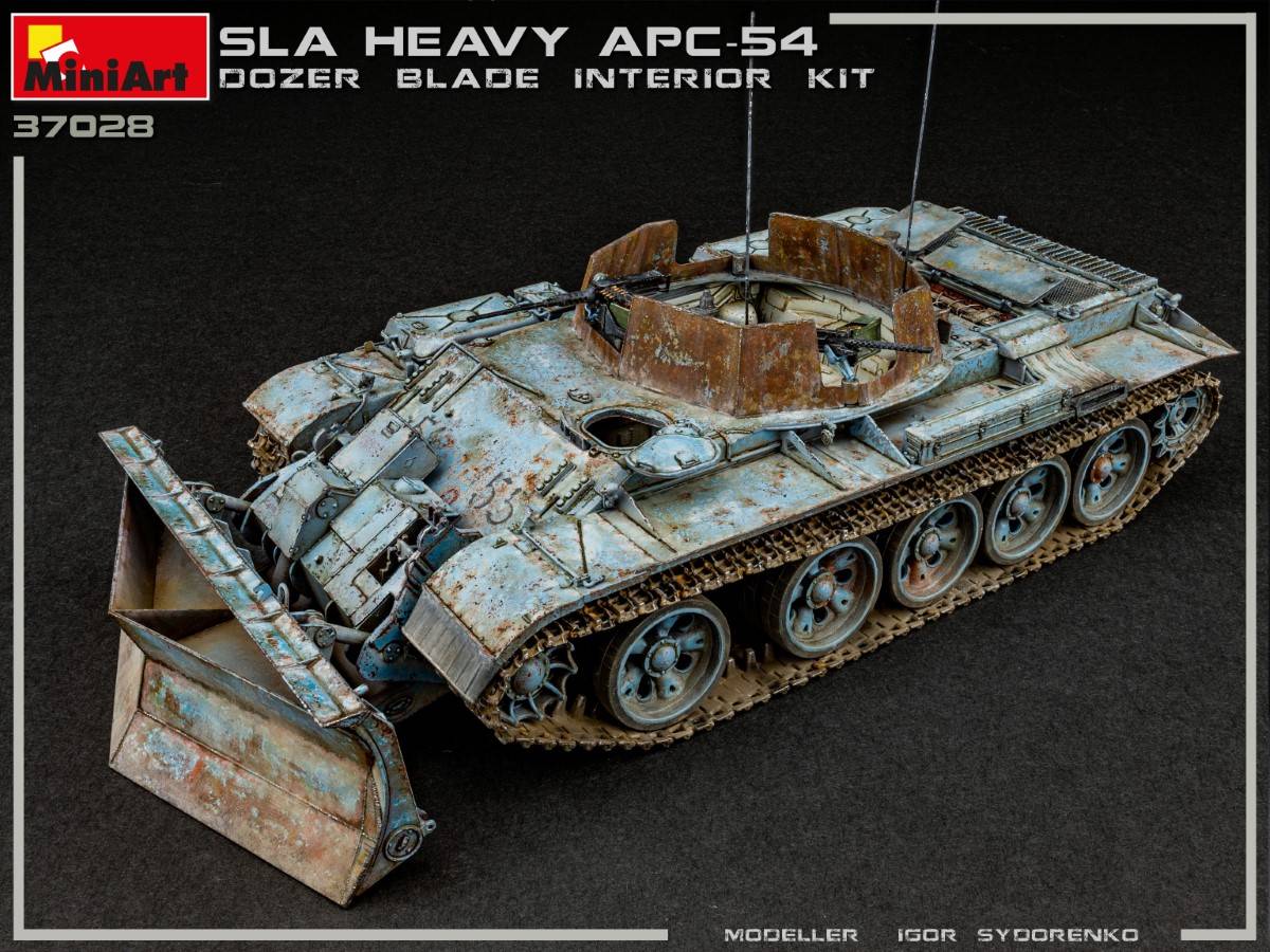 SLA APC T-54 w/DOZER BLADE. INTERIOR KIT – Image 2
