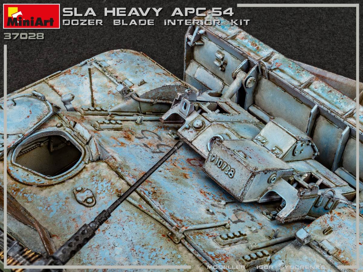 SLA APC T-54 w/DOZER BLADE. INTERIOR KIT – Image 7