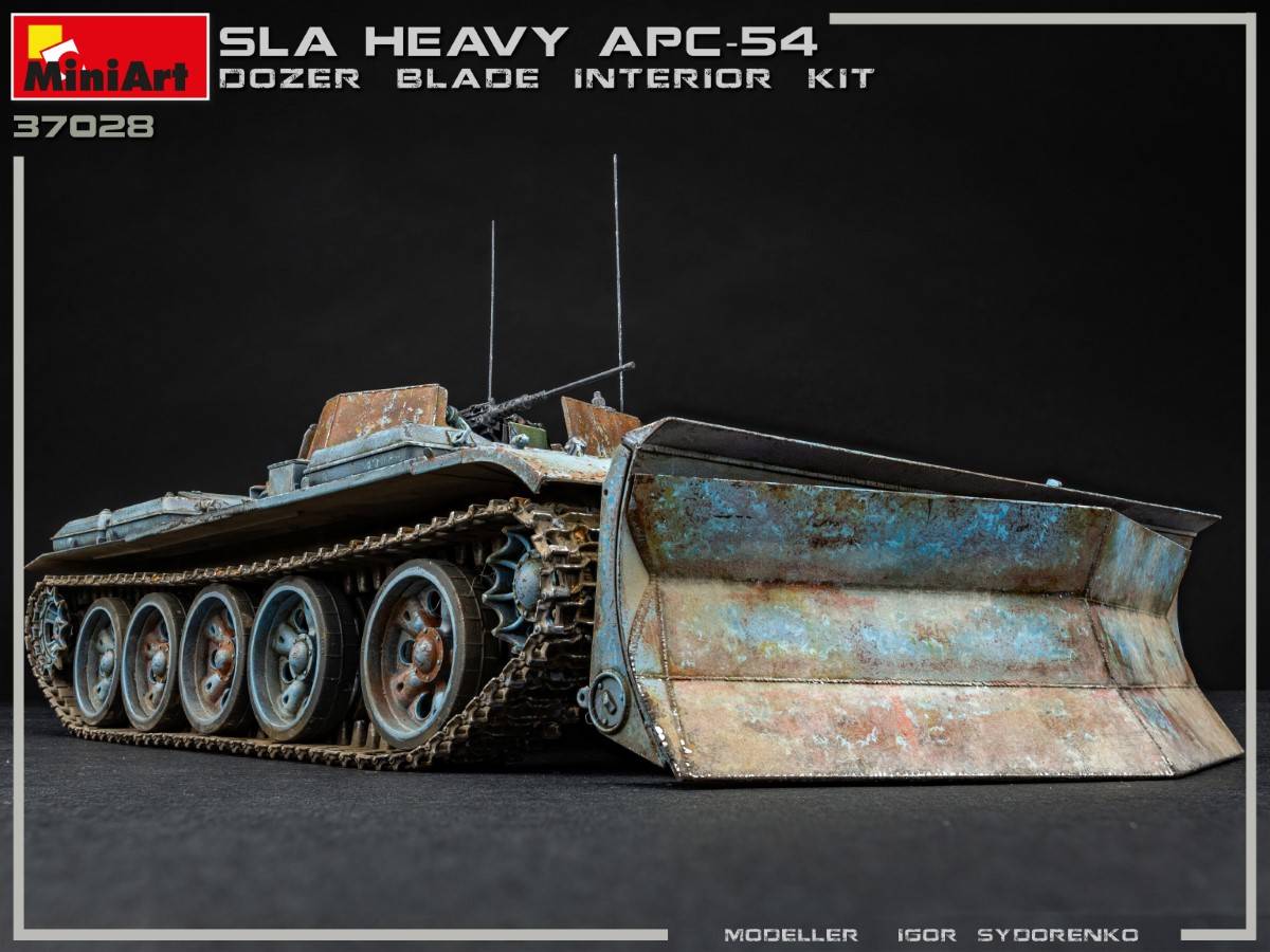 SLA APC T-54 w/DOZER BLADE. INTERIOR KIT – Image 3