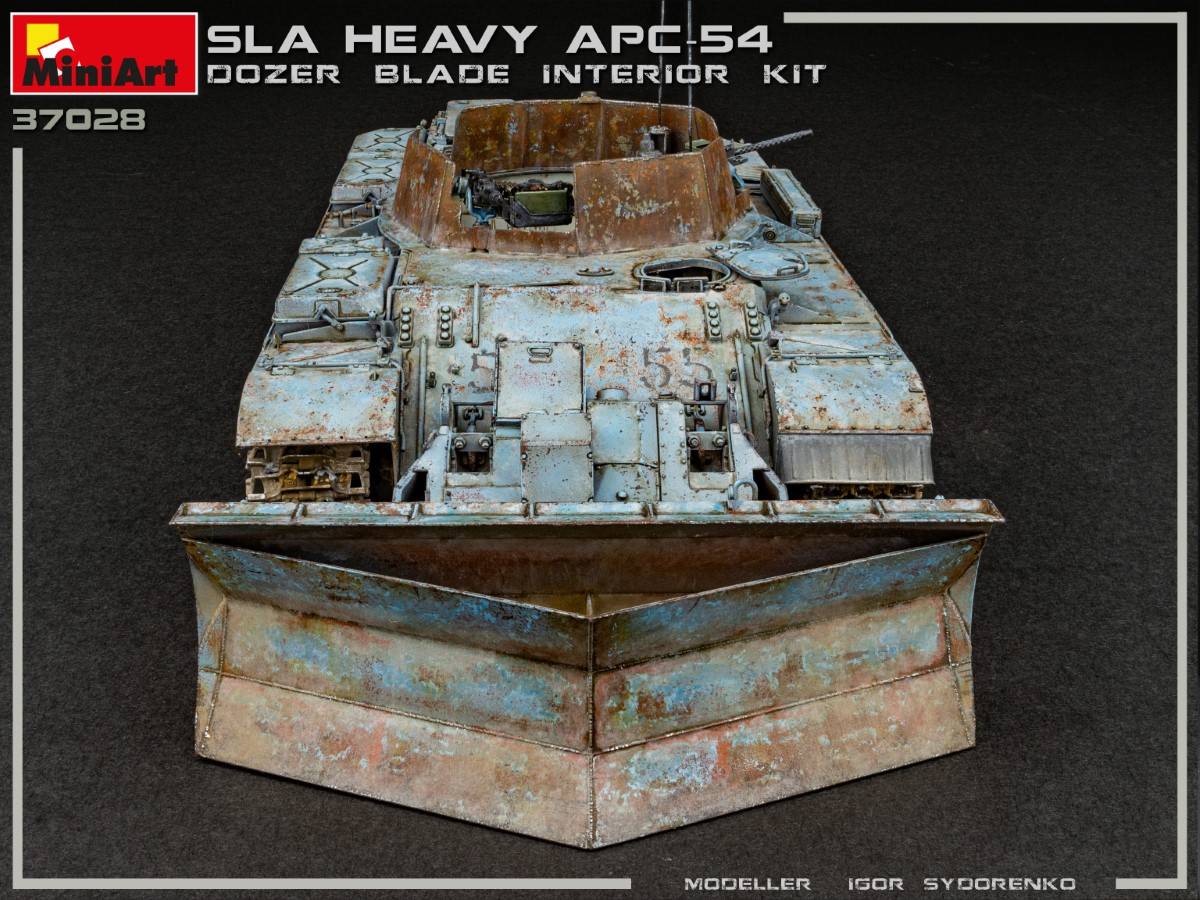 SLA APC T-54 w/DOZER BLADE. INTERIOR KIT – Image 4
