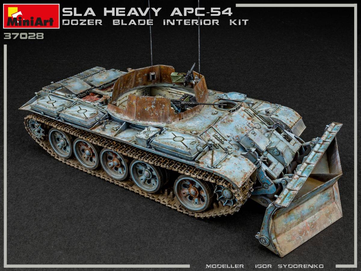 SLA APC T-54 w/DOZER BLADE. INTERIOR KIT – Image 6