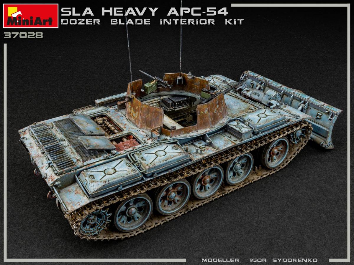 SLA APC T-54 w/DOZER BLADE. INTERIOR KIT – Image 8