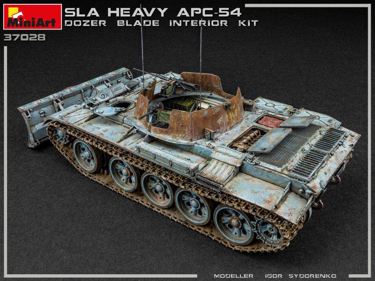 SLA APC T-54 w/DOZER BLADE. INTERIOR KIT – Image 9