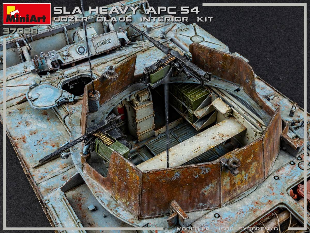 SLA APC T-54 w/DOZER BLADE. INTERIOR KIT – Image 10