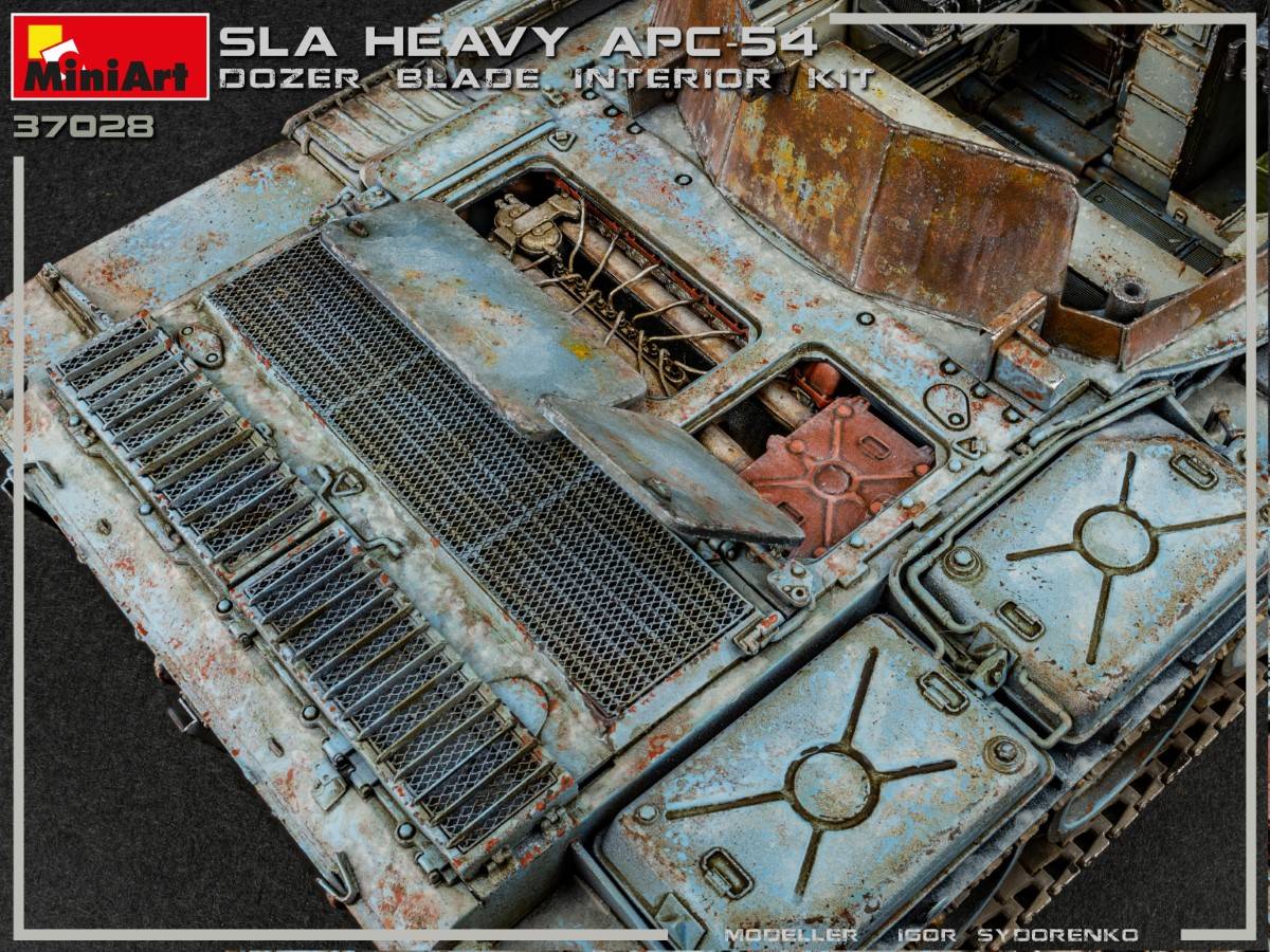 SLA APC T-54 w/DOZER BLADE. INTERIOR KIT – Image 11