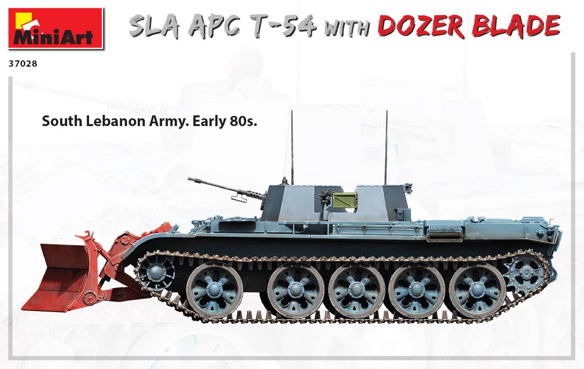 SLA APC T-54 w/DOZER BLADE. INTERIOR KIT – Image 17