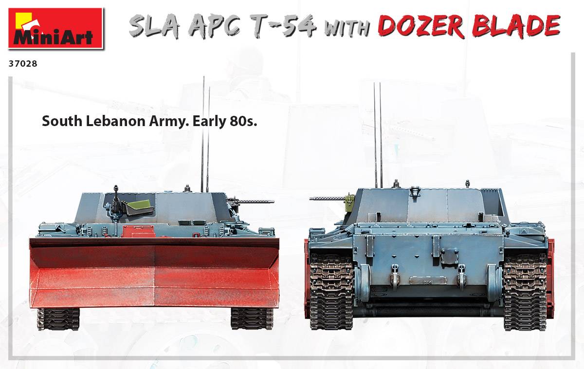 SLA APC T-54 w/DOZER BLADE. INTERIOR KIT – Image 20