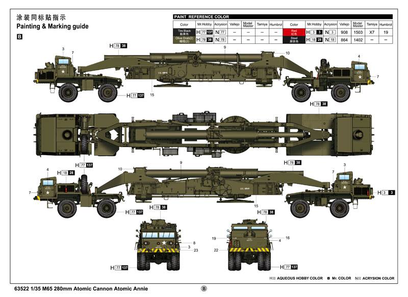 M65 280mm Atomic Cannon Atomic Annie – Image 13